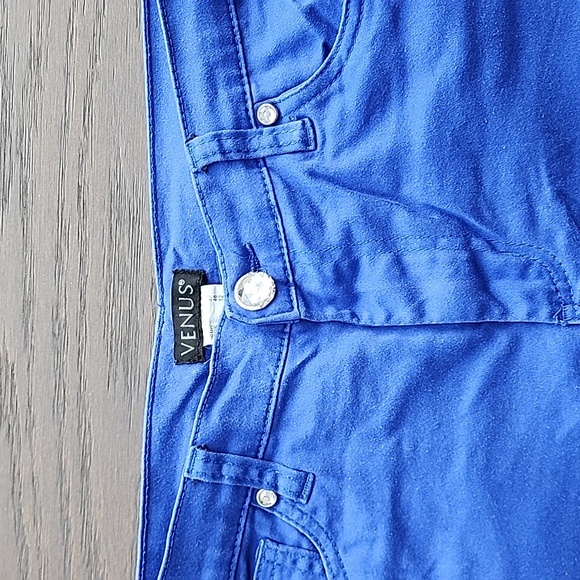 Royal Blue Stretch Venus Skinny Jeans - Picture 3 of 4